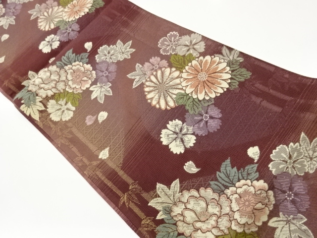 Japanese Kimono / Fukuro Obi Silk
